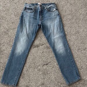 Lucky Brand Blue Slim Jeans with Vintage Distressing